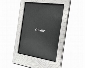 Cartier Sterling Silver Photo Frame, Vintage Mid-century Design