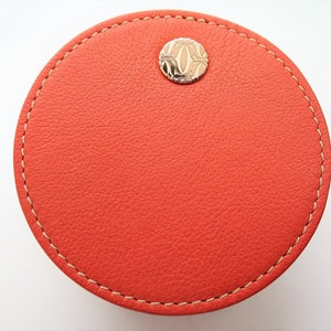 CARTIER MIRROR, Small Hand Mirror, Compact Style for Purse or Briefcase with Cartier Box & Certificate image 6