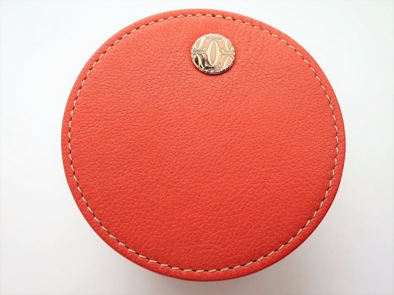 CARTIER MIRROR, Small Hand Mirror, Compact Style for Purse or Briefcase with Cartier Box & Certificate image 6