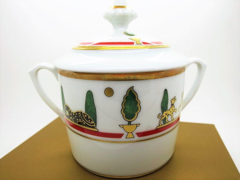 CARTIER PORCELAIN CURIO - Limoges Handmade in France afbeelding 1