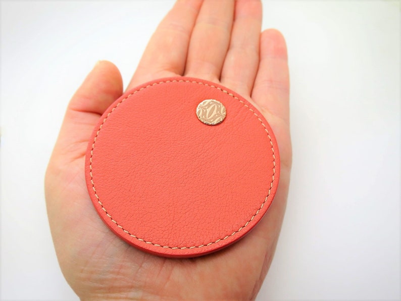 CARTIER MIRROR, Small Hand Mirror, Compact Style for Purse or Briefcase with Cartier Box & Certificate image 9