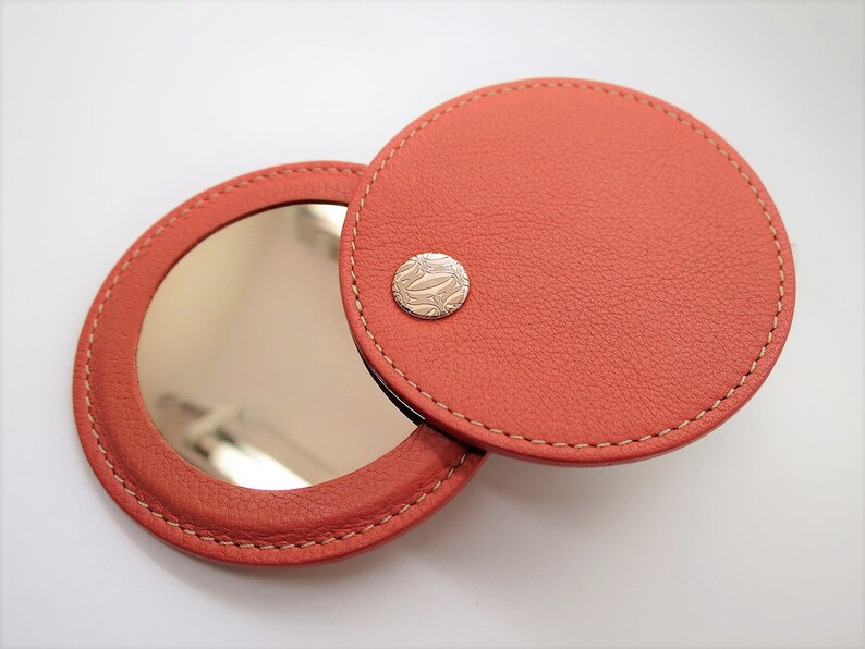 CARTIER MIRROR, Small Hand Mirror, Compact Style for Purse or Briefcase with Cartier Box & Certificate image 8
