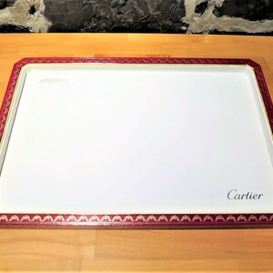 CARTIER COUNTER PAD, Ideal to Show Jewelry, Watches or Pens, Jewelry Display, Watch Display, Cartier Collector Tray image 5