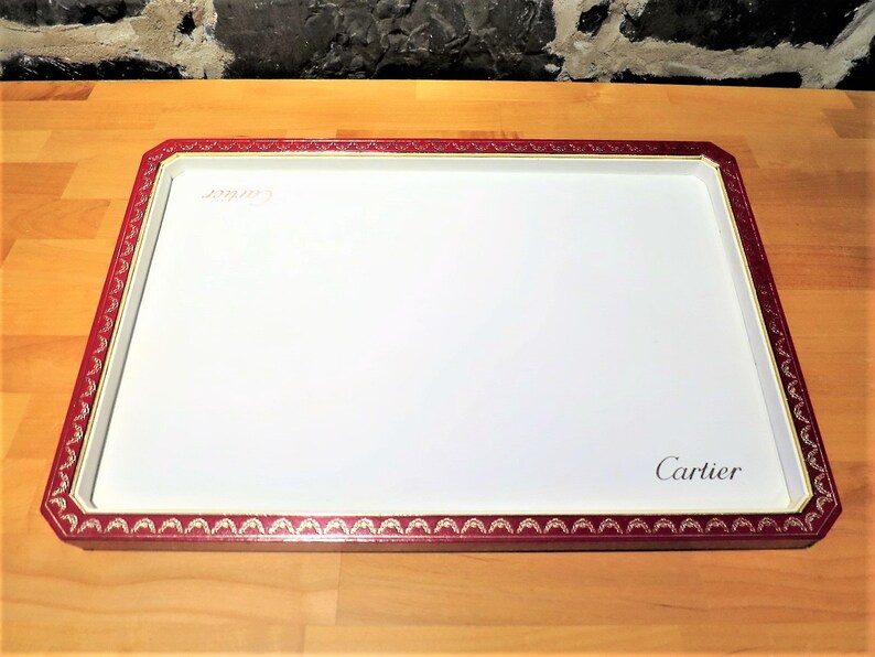 CARTIER COUNTER PAD, Ideal to Show Jewelry, Watches or Pens, Jewelry Display, Watch Display, Cartier Collector Tray image 5
