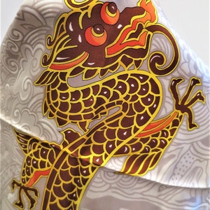 CARTIER SCARF, "Le Baiser du Dragon" Edition, 100% Silk, Includes Cartier Tag & Certificate, Cartier Red Box, Foulard Soie, Vintage Scarves image 5