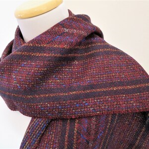 CARTIER MUFFLER, Scarf for Men, Silk with Wool Blend, Cartier Tag, Made in Scotland, Gifts for Him, Gifts for Men image 7