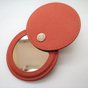 CARTIER MIRROR, Small Hand Mirror, Compact Style for Purse or Briefcase with Cartier Box & Certificate image 1