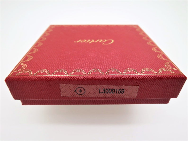 CARTIER COIN PURSE in Bordeaux Cowhide with Zipper includes Cartier Red Box and Certificate