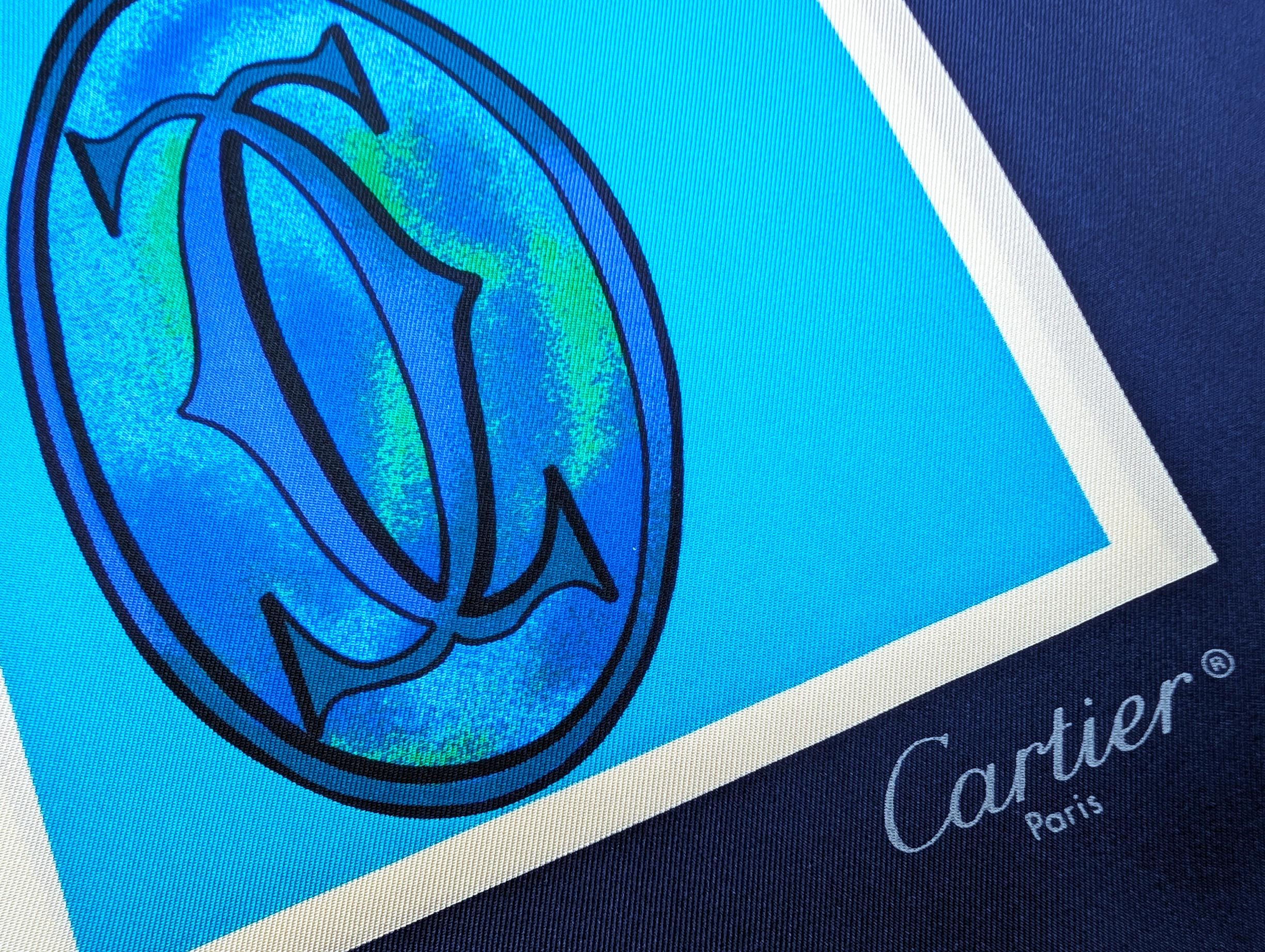カルテイエ スカーフ chain/logo Cartier Logo Scarf - Etsy