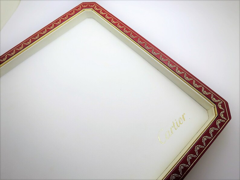 CARTIER COUNTER PAD, Ideal to Show Jewelry, Watches or Pens, Jewelry Display, Watch Display, Cartier Collector Tray image 4