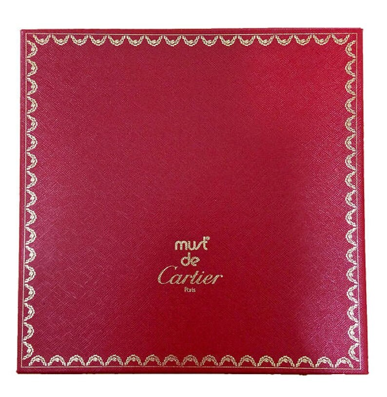 CARTIER SCARF, "Les Flamants" Motif, 100% Silk, Made in Italy, Cartier Tag & Red Box, Cartier Foulard Soie, Vintage Scarf, Luxury Scarves image 7