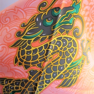 CARTIER SCARF, "Le Baiser du Dragon" Edition, 100% Silk, Handstitched Hem, with Cartier Tag, Cartier Foulard Soie, Vintage Scarf, Dragons image 5