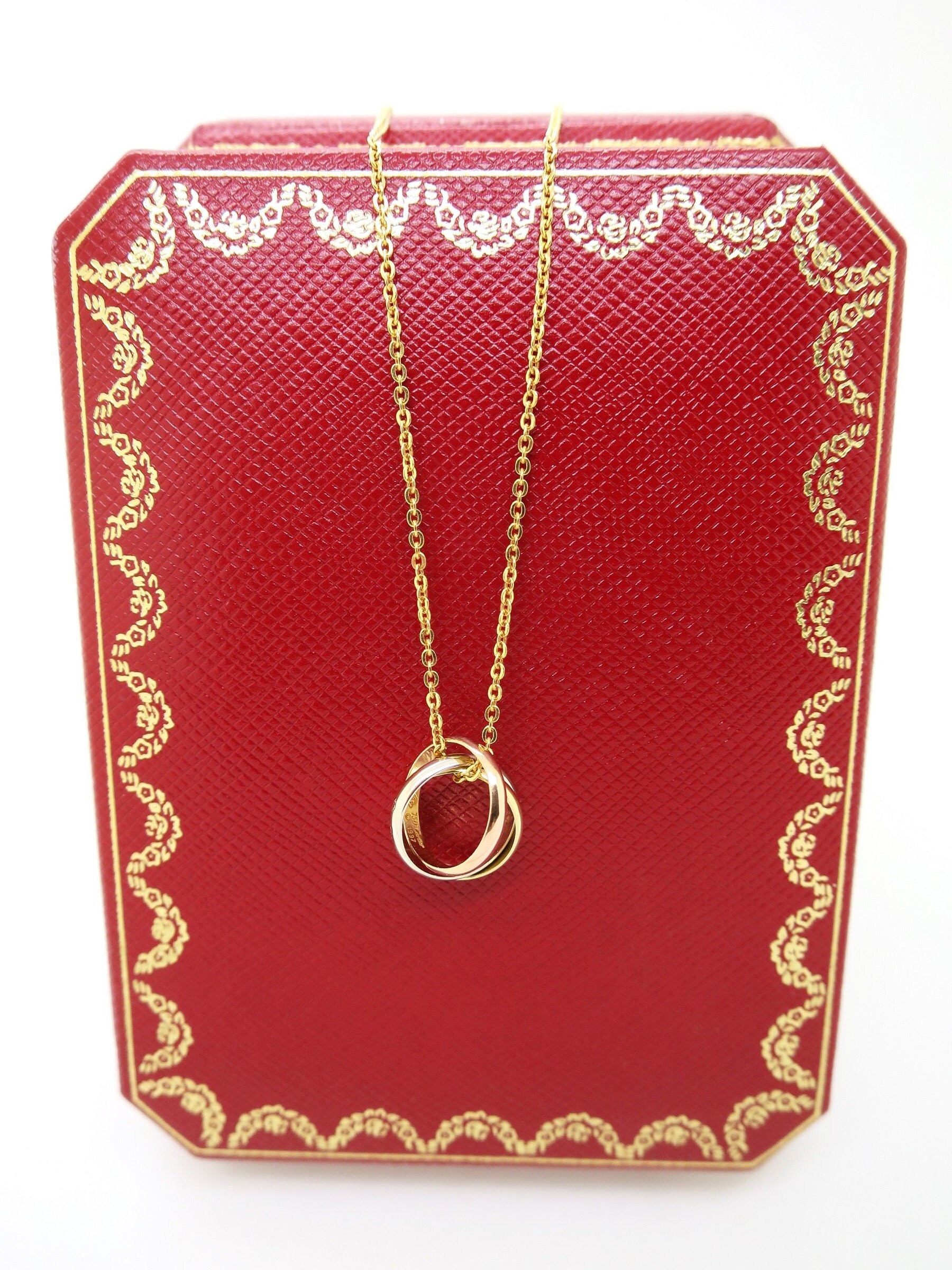 洗練ジュエリー【Cartier】Trinity necklace, small model Trinity pendant, small model