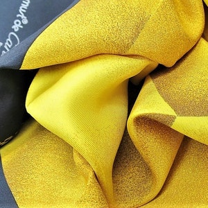 CARTIER SCARF, "Facets" Model, 100% Silk, Made in Italy, Cartier Foulard Soie, Vintage Scarf image 7