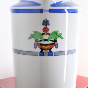 CARTIER 3-PC SERVICE, Coffee/Teapot w Cream & Sugar, "La Maison Venitienne" Porcelain w Cartier Red Boxes, Lapis Blue, Fine China, Limoges image 5