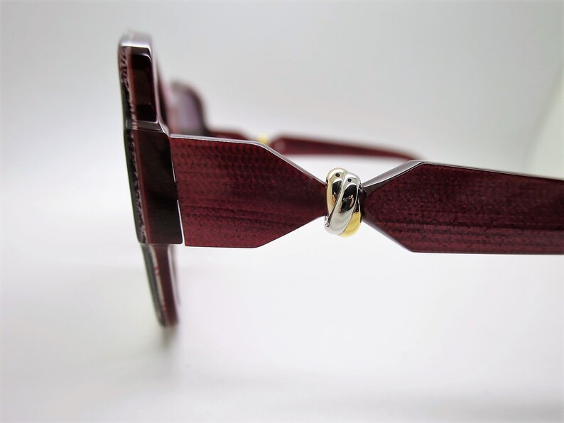 CARTIER TRINITY SUNGLASSES, Luxury Edition in Signature Cartier Red, Womens Sunglasses, Designer Sunglasses, Cartier Eye Wear, Gifts for Her zdjęcie 7