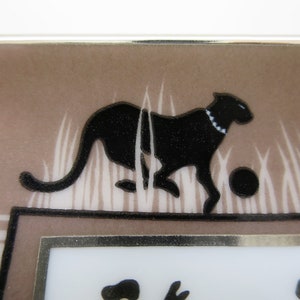 CARTIER TRINKET TRAY, "Panthere Savanna" Decor, Cartier T1220719 Trinket Tray or Ring Dish, Fine Porcelain, 24kt Gold, Limoges Porcelain image 6