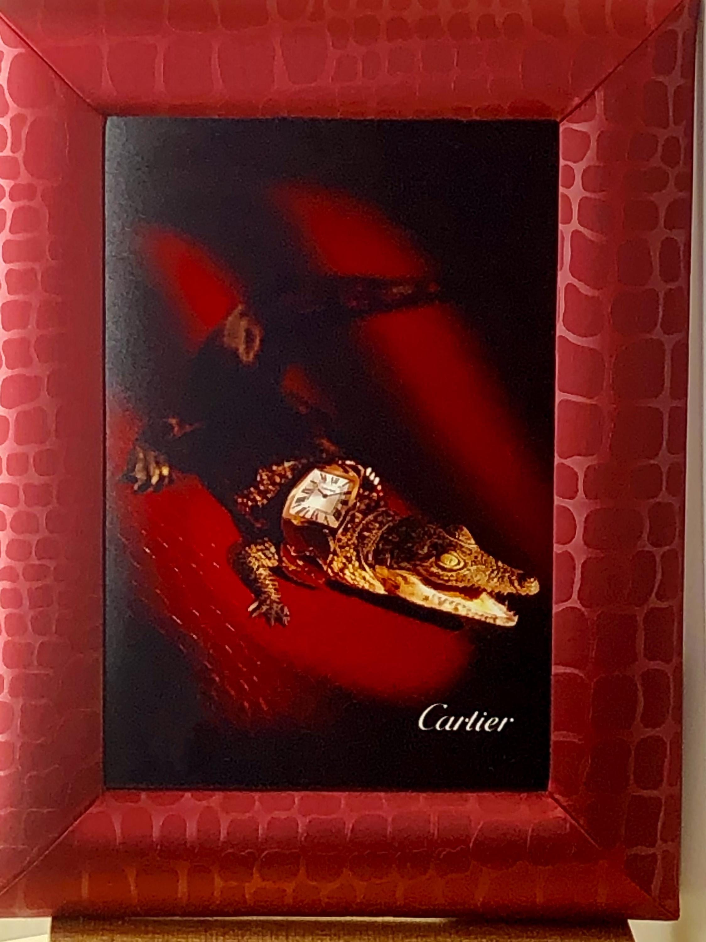 Cartier メタルフォトフレーム レッドボックス付き Cartier メタルフォトフレーム レッドボックス付き Cartier Photo