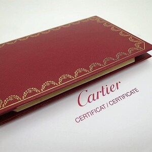 CARTIER PANTHER NECKLACE Beautiful 18kt Yellow Gold Pendant with Cartier Silk Cord and Certificate of Authenticity + Red Box
