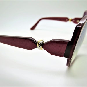 CARTIER TRINITY SUNGLASSES, Luxury Edition in Signature Cartier Red, Womens Sunglasses, Designer Sunglasses, Cartier Eye Wear, Gifts for Her zdjęcie 3