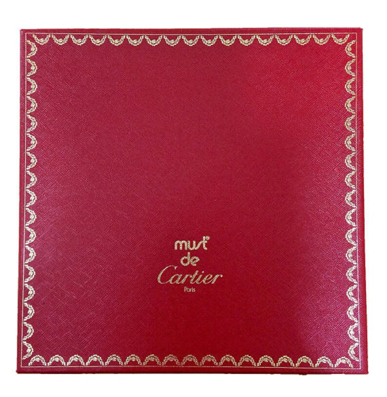 CARTIER SCARF, "L'Égypte" Edition, 100% Silk, Includes Cartier Tag, Box & Certificate, Made in France, Cartier Foulard Soie, Vintage Scarf image 9