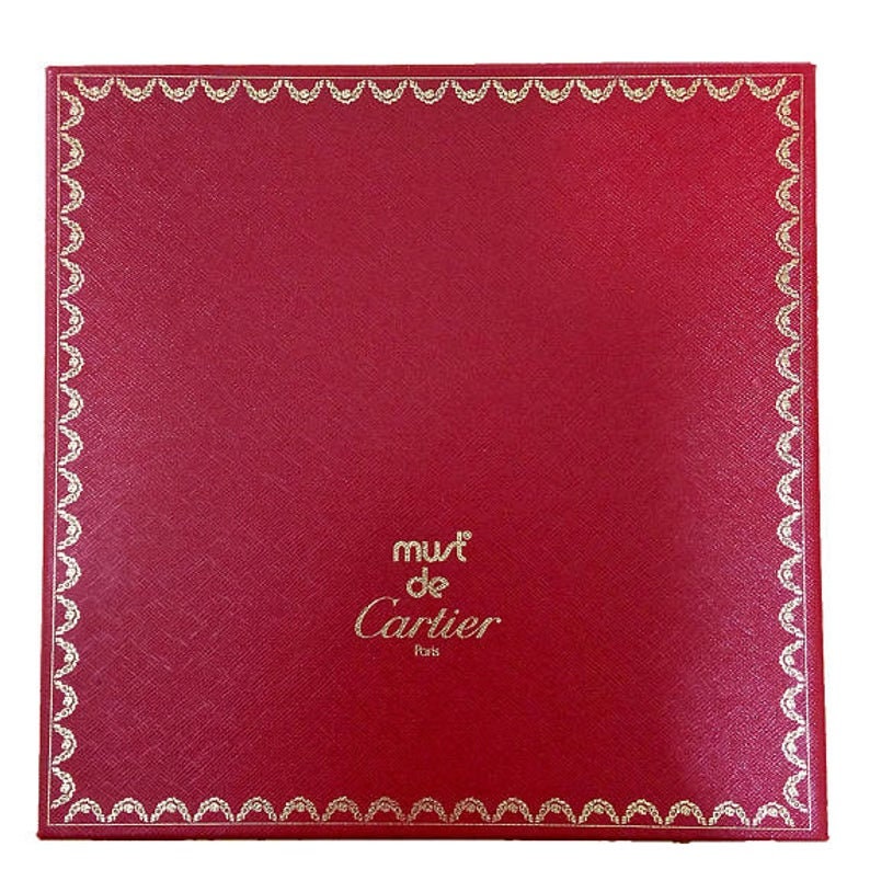 CARTIER SCARF, "Le Baiser du Dragon" Edition, 100% Silk, Includes Cartier Tag & Certificate, Cartier Red Box, Foulard Soie, Vintage Scarves image 8