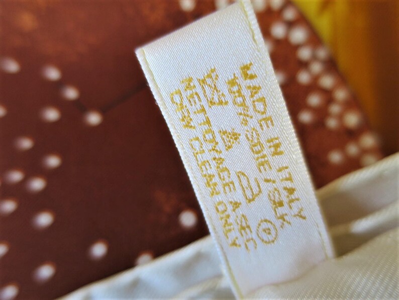 CARTIER SCARF, "Santos Dumont" Model, 100% Silk, with Tag, Box & Certificate, Cartier Foulard Soie, Vintage Scarf image 7
