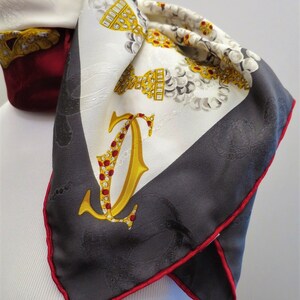 CARTIER SCARF, "Panthere Royale" Motif, 100% Silk, Made in Italy, Cartier Box & Certificate, Foulard Soie, Vintage Scarf, Luxury Scarves image 4