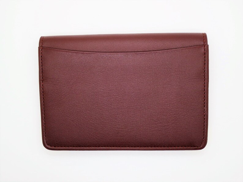 CARTIER CC WALLET in Signature Burgundy with Cartier Red Box and Certificate of Authenticity