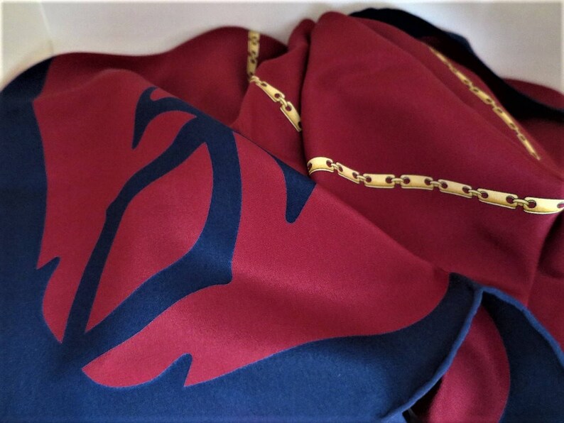 CARTIER SCARF, Modelo "C Monograma", Pañuelo 100% Seda, Made in France, Cartier Foulard Soie, Pañuelo Vintage, Seda de Lujo imagen 7