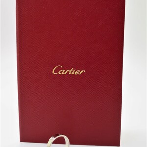 CARTIER LOVE Band, Size 52 (6 US), 18kt White Gold, Cartier Love Ring, Cartier B4085100, Gifts for Women, Wedding Ring, Vintage Cartier image 3