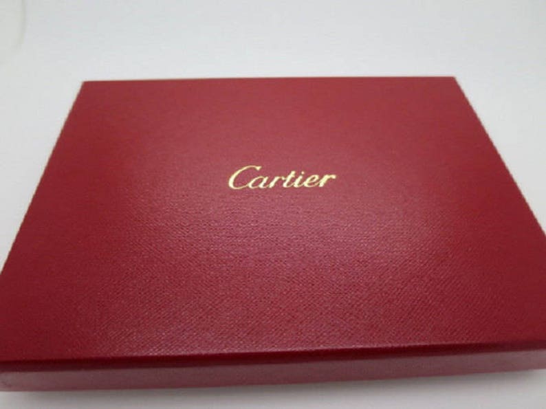 CARTIER STATIONERY, "Ruby Heart" Motif, Set of 9 w Envelopes & Box, Cartier Note Cards, Cartier Writing Paper, Luxury Paper, Fine Stationery image 6