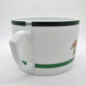 CARTIER (2) CUP & SAUCER, Vintage Cartier, "La Maison Venitienne" Porcelain in Jade Green, Fine China, Limoges China, Gifts for Her image 5