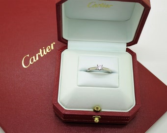 CARTIER SOLITAIRE RING Size 49 or 5us 