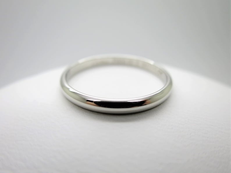 CARTIER WEDDING Ring, Size 53 (6.5 US), 2.5mm Platinum Band w Certificate, Cartier B4012500, Cartier 1895 Ring, Gift for Her, Cartier bridal collection.