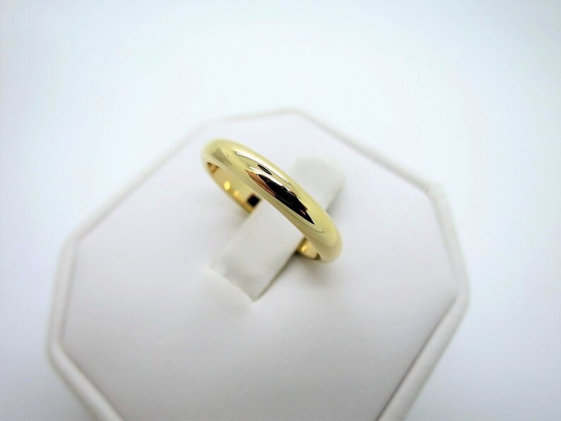 CARTIER WEDDING Ring, Size 48 (4.75 US), 3.5mm Wide, Yellow Gold 18kt, Cartier 1895 Wedding Ring, Cartier B4031200, Cartier B4031248 image 4