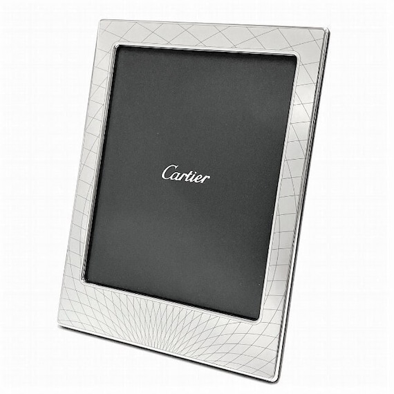 ⭐Cartier⭐　カルティエ　フォトフレーム　写真立て　シルバー Cartier Sterling Silver Picture Frame - Etsy