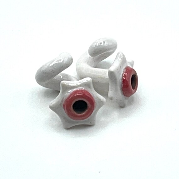 Ceramic Ear Gauge. 6mm. 2 Gauge.