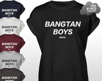 Camiseta Bangtan Boys Seoul Top Tee Fashion BTS Banda Fangirl Kawaii KPOP Seoul Shirt