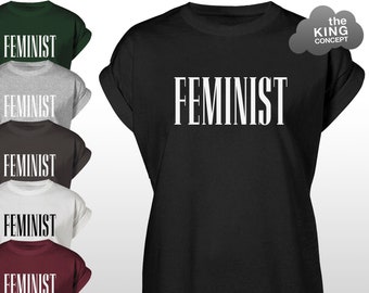 Feminist T-Shirt Feminism Tee Womens Rights Top Girl Power Grl Pwr Womans Movement TShirt