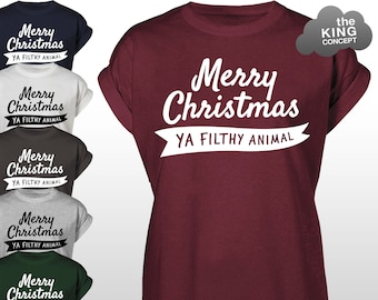 Merry Christmas Filthy Animal White Dolman Merry Christmas Filthy Animal White Dolman