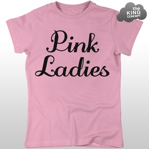 Pink Ladies T shirt Grease Movie Hen Night Party T Birds Fancy