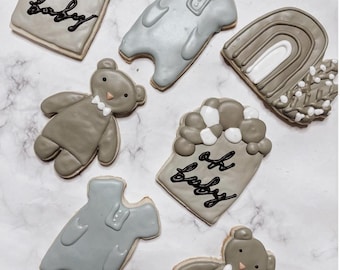 Baby Shower Custom Cookies