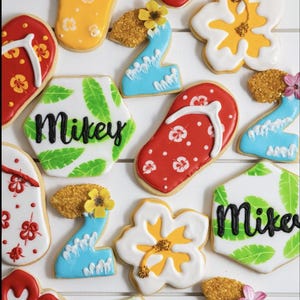 Biscoitos personalizados de aniversário