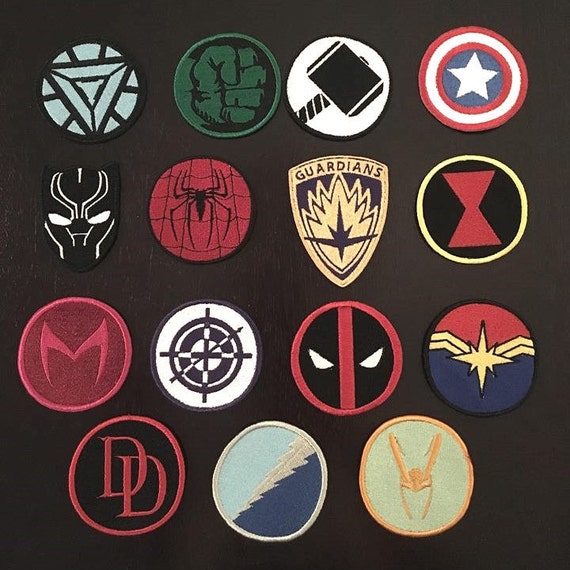 Marvel Hero Patches Etsy