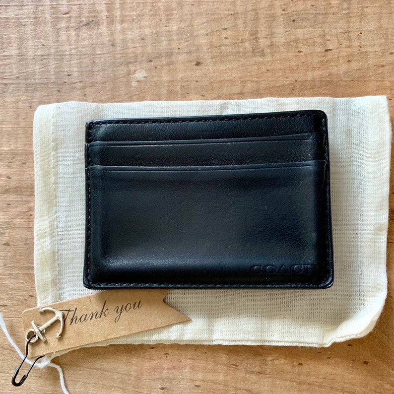 coach wallet clip