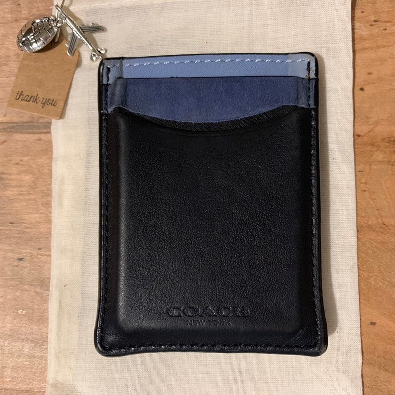 coach wallet clip
