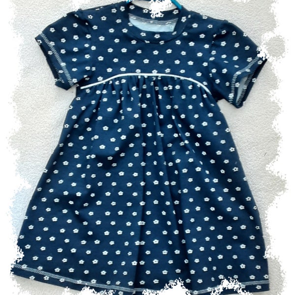 Mädchenkleid, marine, Babykleid