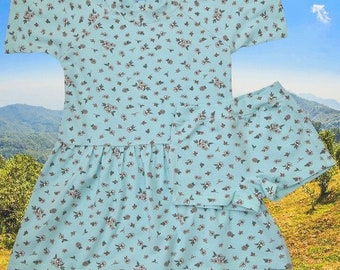 Mädchenkleid mit Blumen! Schule, Kita, Feierlichkeiten!