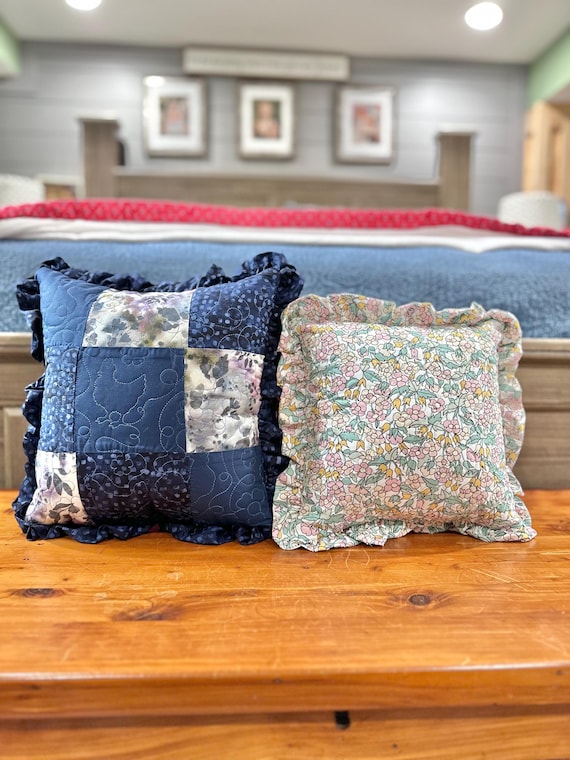 Custom Memory Pillow: Quilted Keepsake Made From Clothing